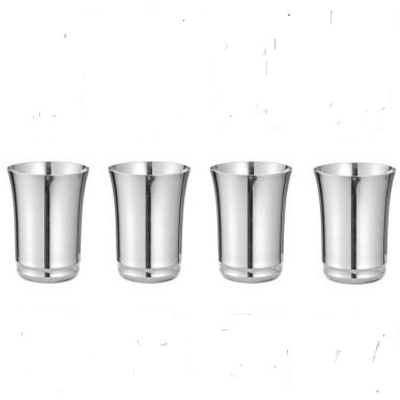 Picture of Stainless Steel Glass Set ( Pack Of 4 ) Glass Set  (360 Ml, Steel) - Coffee Mug (Silver)