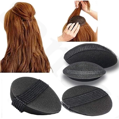 Picture of Style Tweak Puff Bumpits - Set of 2 Hair Clip  (Black) (Black,Int: One size)