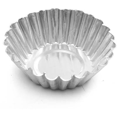 Picture of 3inch Tart/Pie / cup cake Mould  (Pack of 1) (Silver)