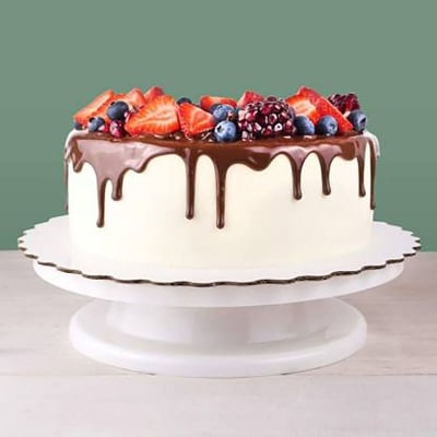 Picture of Cake Turn Table Plastic Cake Decorating Turntable Stand (White)