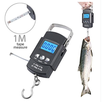 Picture of Digital Hanging Weight Scale, Portable Hanging Electronic Hook Scale (Black)