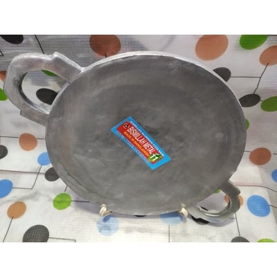 Picture of 27Cm Tawa Pure Aluminium Cookware With Aluminium Tawa,(R)Gift And Home Decoration. (silver)