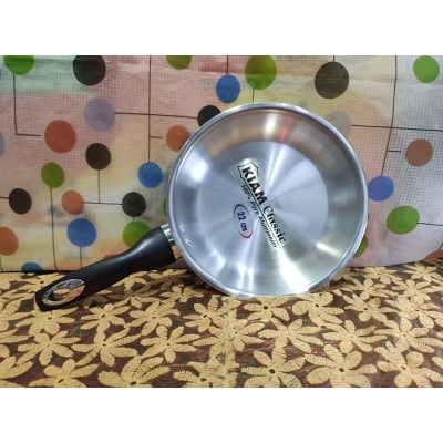 Picture of Kiam 22Cm Fry Pan Pure Aluminium Cookware Without Lid,Kiam Stock Pot,Sos-Pan,Gift And Home Decoration,??????? ????? ?? ????,?????,????,?????,???,?????,?????. (silver)