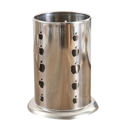 Picture of Stainless Steel Kitchen Drain Tableware Storage Racks Cutlery Chopsticks Spoon Fork Stationery Cosmetic Storage Racks Holder (Silver)