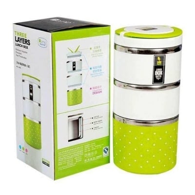Picture of 3 Layer Hotpot Lunch Box (Blue)