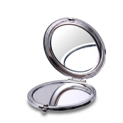 Picture of Portable Makeup Pocket Mirror For Girls Mini Fashion Double Sided Fold Mirror Female Gift (Multicolor,Face)