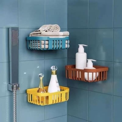 Picture of Adhesive Sticky Bathroom Storage Holder (Multicolor)
