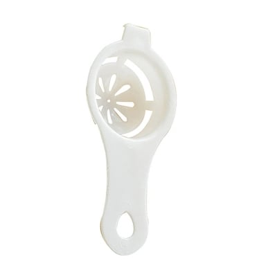 Picture of Egg Separator Spoon Egg Divider White Yolk Eggs Filter Gadgets Separating Funnel (White)