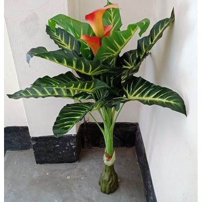 Picture of Real touch Artificial plant tree Home Office Decore (Green)