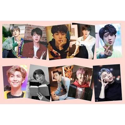 Picture of 20 Pcs BTS Lomo Card KPOP Bangtan Boys Greeting Card with Postcards Box (Multicolor)