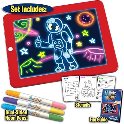 Picture of Electric Writing PAD Beautyful Magic PAD for Children Kids Educational Pad For Writing & Arts (Multicolor)
