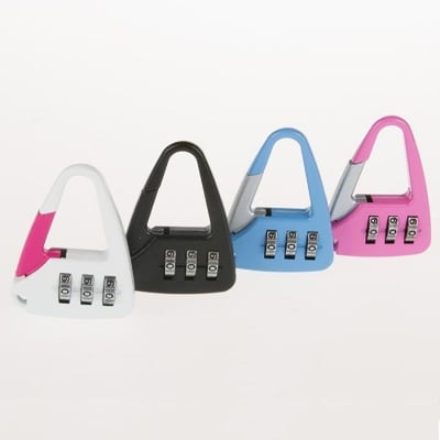 Picture of 3 Digit Combinations Mini Padlock Travel Suitcase Luggage Security Password Lock (Multicolor)