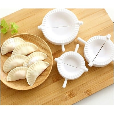 Picture of 3pcs/set Dumpling Maker Plastic Dumpling Mold Dough Press Molds DIY Cooking jiaozi Dumpling Maker Kitchen Gadget (Multicolor)