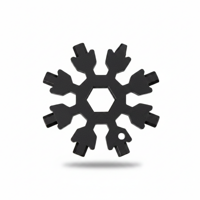 Picture of 18 In 1 Wrench Tool Spanner Multifunction Camping Outdoor Survive Tools Screwdriver (Black)