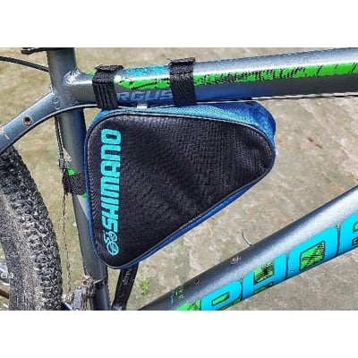 Picture of Cycling Bike Top Tube Triangle Tool Bag Bike Triangle Frame Bag Bicycle Frame Bag Cycling Triangle bag (Black)