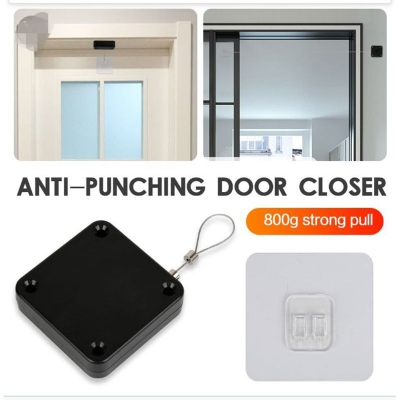 Picture of Thai glass window Door closer autocratic punch free (Black)