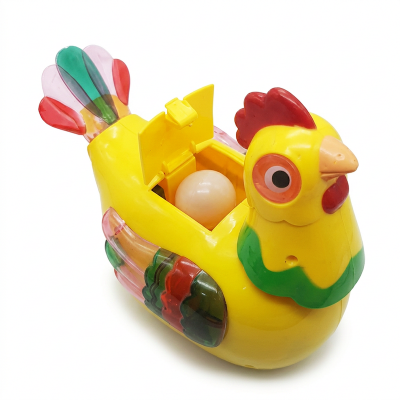 Picture of Lay egg toy funny music moving electric toy birthday gift (Yellow)