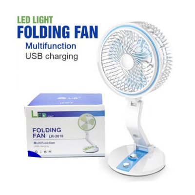 Picture of Recharging Fan Light Foldable portable Hi speed (White)