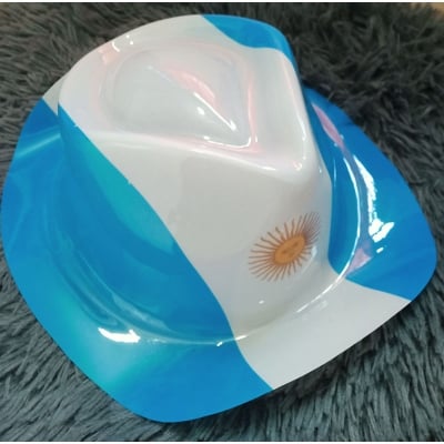 Picture of Plastic Western hat cap for summer (Blue,Int:XL)