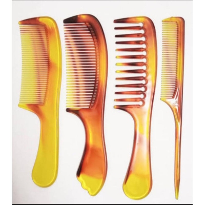 Picture of Hi quality 4 hair comb set foe women (Brown,Skin)