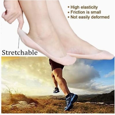 Picture of Anti Crack Full Length Silicone Foot Protector Moisturizing Socks (Multi,Foot)