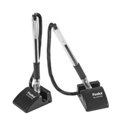 Picture of Foska Office Black Table Gel Pen with Sticker (Black)
