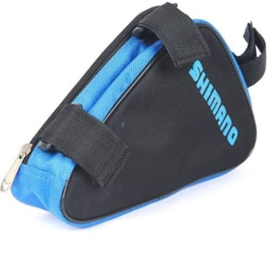 Picture of Bicycle Frame Bag cycling Triangle Bag Shimano (Blue)
