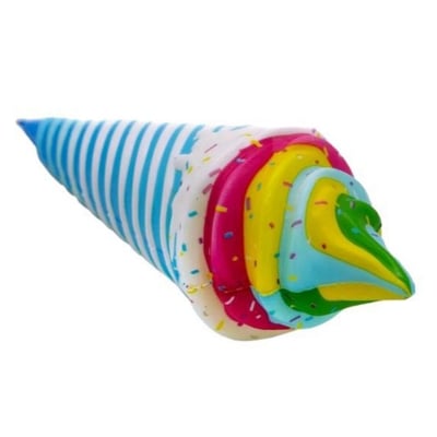 Picture of 21cm Soft Slow Rising Jumbo Firuts Ice Cream Squishys Squeeze Toy Birthday Gift (Rainbow)