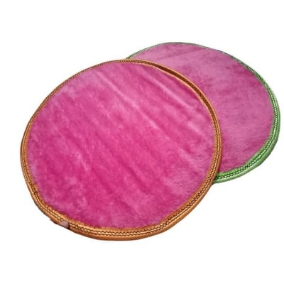 Picture of Round Soft Rug Floor Mat 1Pcs Door mat Carpet Cushion seat pad Bedroom Decor (Red)