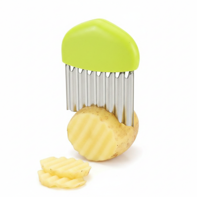Picture of Stainless Steel French Fries macker/Potato Chips Making Peeler Fruit Vegetable Tool Kitchen Gadgets Accessories (Multicolor)