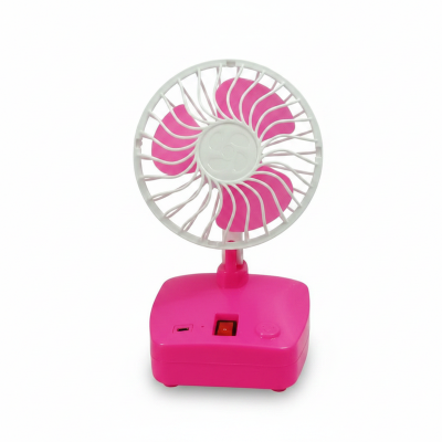 Picture of Mini charger fan table fan usb rechargeable fan 4 inch (Multicolor)
