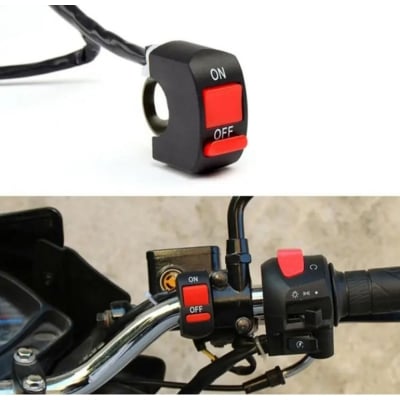Picture of Universal On/Off Switch For Bikes & Scooter for Hazard, Extra Horn, Headlight 