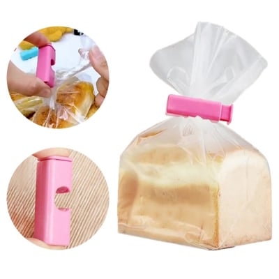 Picture of Food sealing clip Pcs Chip Clips Bread Bags Clips Food Bags Clamp Lock Reusable Grocery Bag All-Purpose Air Tight Grip Clips Great for Kitchen Office to Seal Coffee Bread Dried Fruit Frozen Foods Bags (Multicolor)