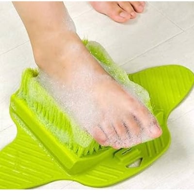 Picture of Feet Brush Bathroom Shower Foot Cleaning Brush Washer Bath foot scrubber brush i (Multicolor)