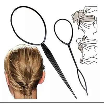 Picture of Twist & Loop Ponytail Maker 2 pcs Hair Braid Styling Tool 