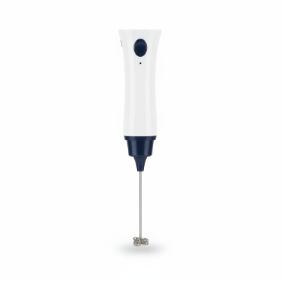 Picture of Hand Liquid Mixer and Coffee Maker Juice Maker Rechargeable-White (White)
