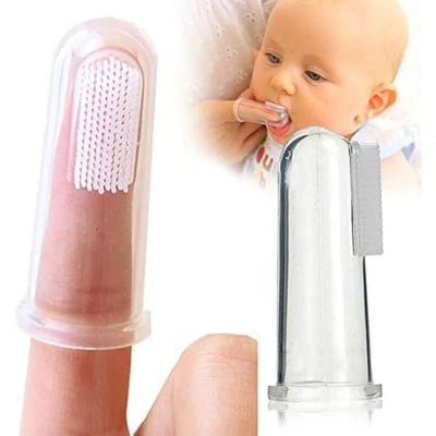 Picture of Silicone Baby Finger-Brush with Case 1 pcs (White)