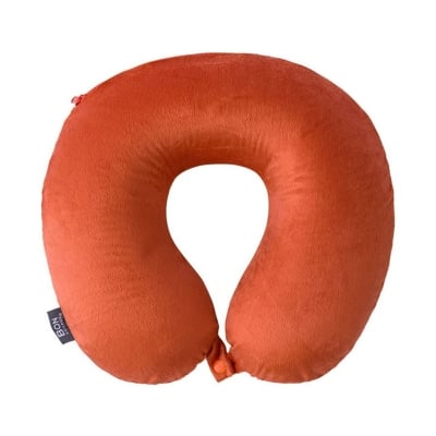 Picture of Classic Memory Foam Travel Neck Pillow, Orange (Orange)