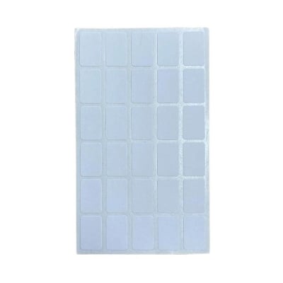 Picture of Zep Stick Self Adhesive Stickers Labels 50x100 MM - 10 Pcs (White)
