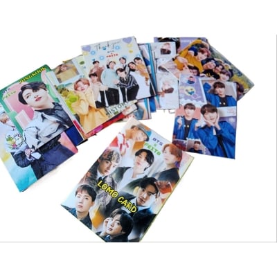 Picture of 20Pcs/Box Kpop BTS Bangtan Boys photo card Jimin Jungkook Jin Lomo Card Photocard (Multicolor)