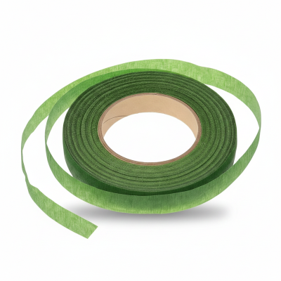 Picture of 1Pcs flower tape Dark Green Satin Ribbon, Solid Fabric Ribbon for Gift Wrapping, Bouquets, Wedding and Home Decor (Green)