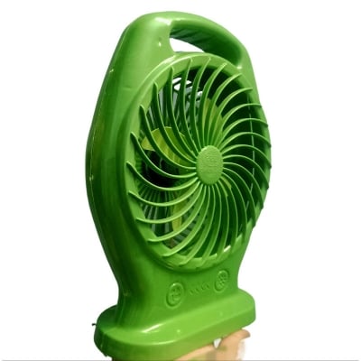 Picture of Mini Charger Fan Desk Fan USB Rechargeable Cooling for Outdoor Camping Golf Cart Stroller Home Office (Multicolor)