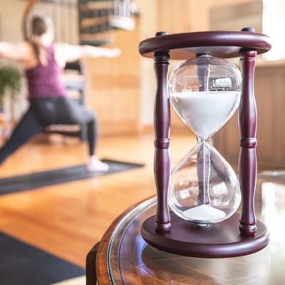 Picture of Hourglass Timer, Hourglass Sand Timer, Hourglass Timer 3 Minutes, Hourglass Sand Timer Clock, Wooden Sand Timer Crafts (Multicolor)