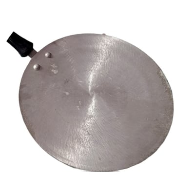 Picture of Kitchen aluminum Tawa Pan (28cm) Ideal for Chapati, Pancakes, Crepes  Quick Cleanup, Stay-Cool Handle (Silver)