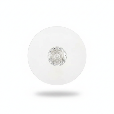 Picture of 4 Pcs  Cabinet Drawer Knobs, Diamond Crystal Shaped Pulls Handles for Wardrobe,Kitchen, Cupboard,Bathroom Dresser, Self-Adhesive Drill Free Self-Stick Push Pull Helper (CLEAR)