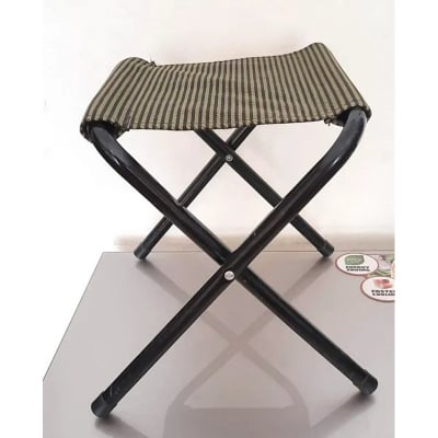 Picture of Outdoor Hiking Fishing Picnic Folding Stool Portable Triangle Chair (Grey)