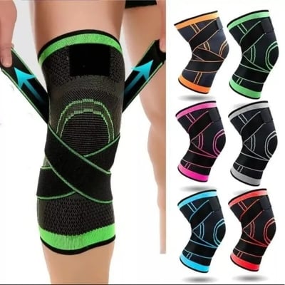 Picture of 1pcs Sport Knee Pads Elastic Bandage Knee Support Protector Kneepad braces arthritis Running Basketball Volleyball rodilleras (Multicolor)