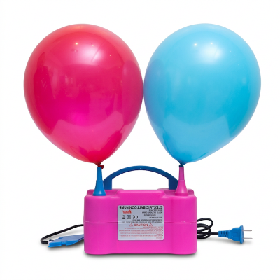 Picture of Electric Balloon Inflator Pump 110V 600W High Power Portable Dual Nozzle Party (Multicolor)