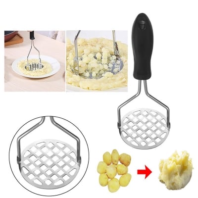 Picture of Pressed Potato Crusher, Mashed Potato Squeezer, Potato Pusher, Smooth Mashed Shredder, Fruit Tools
আলু ভর্তা তৈরি জন্য উপযুক্ত (Silver)
