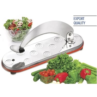 Picture of Iron Blade Vegetable Cutter Coconut Scrapper Kitchenware Cutting and Chopping Board (Silver)
